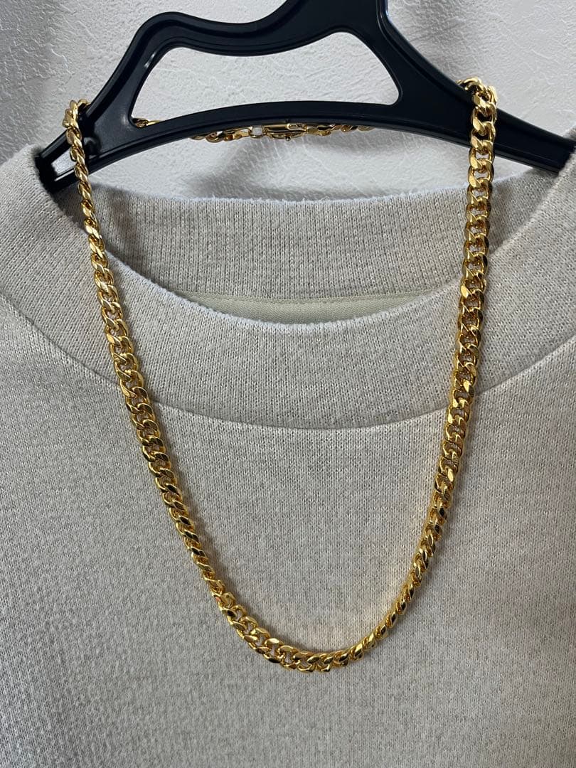 24K ゴールドチェーンネックレス