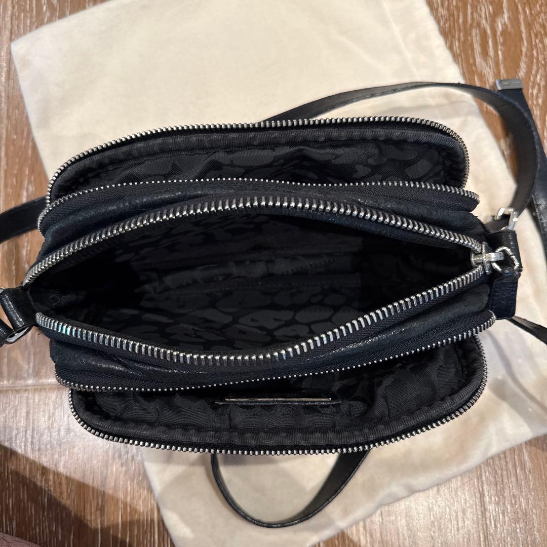 JIMMY CHOO ショルダーバッグ 黒 星 スタッズ サイドロゴ