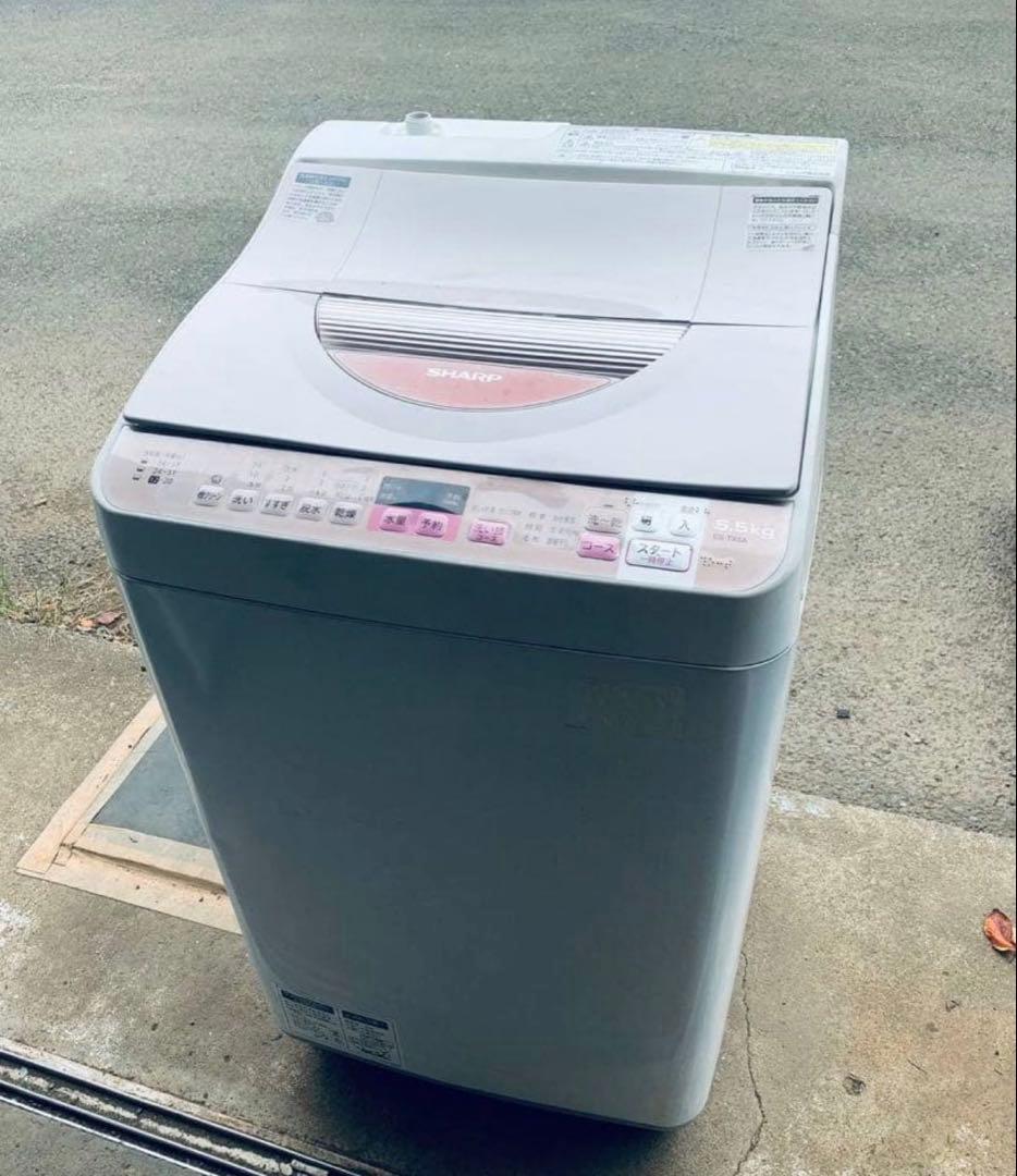 SHARP 縦型洗濯乾燥機 ES-TX5A-P 2017年製