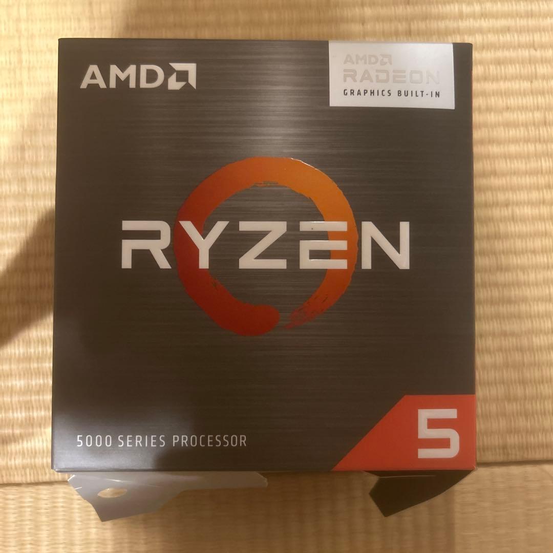 【未使用】AMD Ryzen 5600G／純正クーラー・箱あり/ピン折れなし