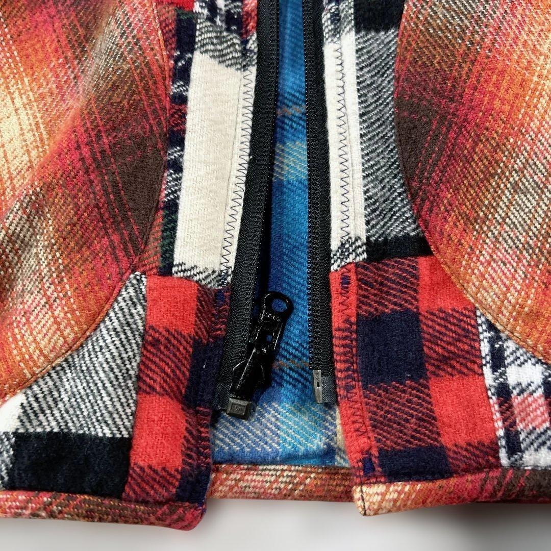 Hollywood Ranch Market チェック柄 リバーシブルジャケット