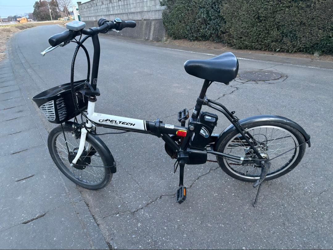 折りたたみ電動アシスト自転車　 PELTECH ペルテック 送料込み
