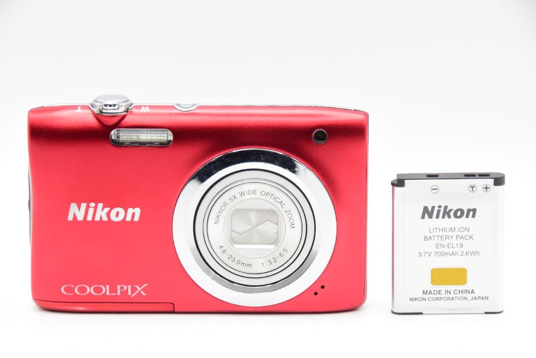 ■ 美品 ■ ニコン Nikon COOLPIX A100 レッド《動作OK》