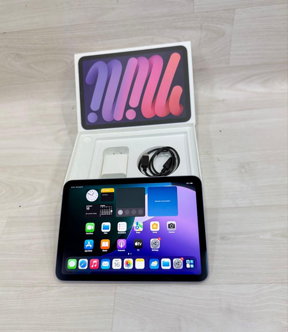 アップルApple iPad mini 6世代パープル 64GB Wi-Fi