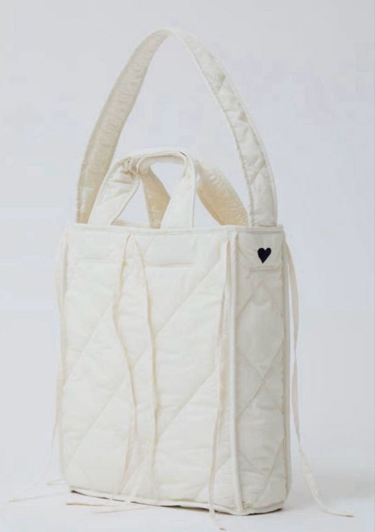バッグ Reversi -Jacquad & quilting Bag- White