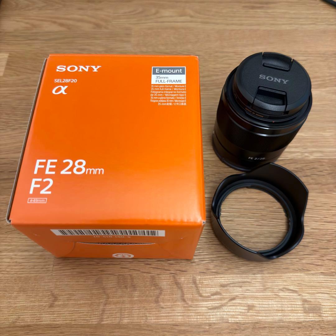 【美品】SONY FE 28mm F2 レンズ