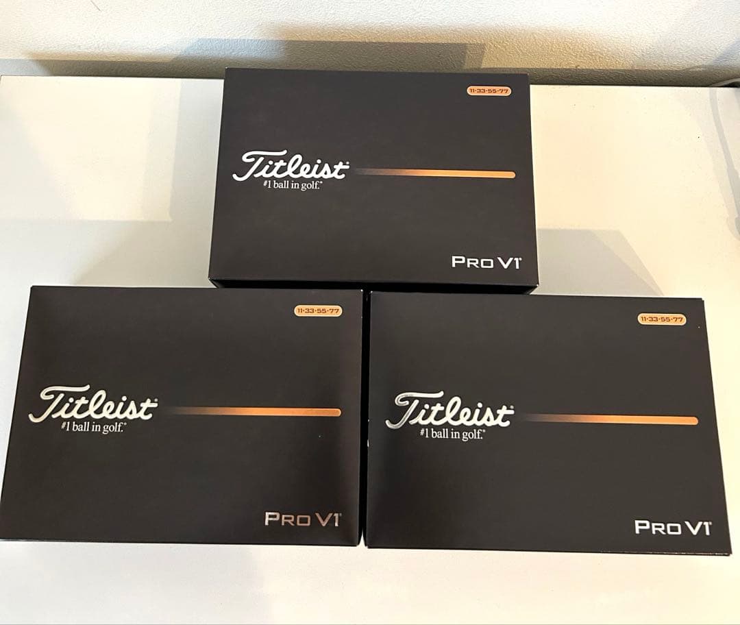 新品　Titleist Pro V1 ゴルフボール 3箱セット　2025年