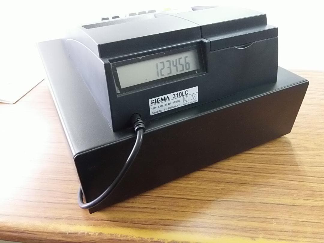 8部門　58㍉感熱紙　SIGMA 310LC　レジスター　 25033002