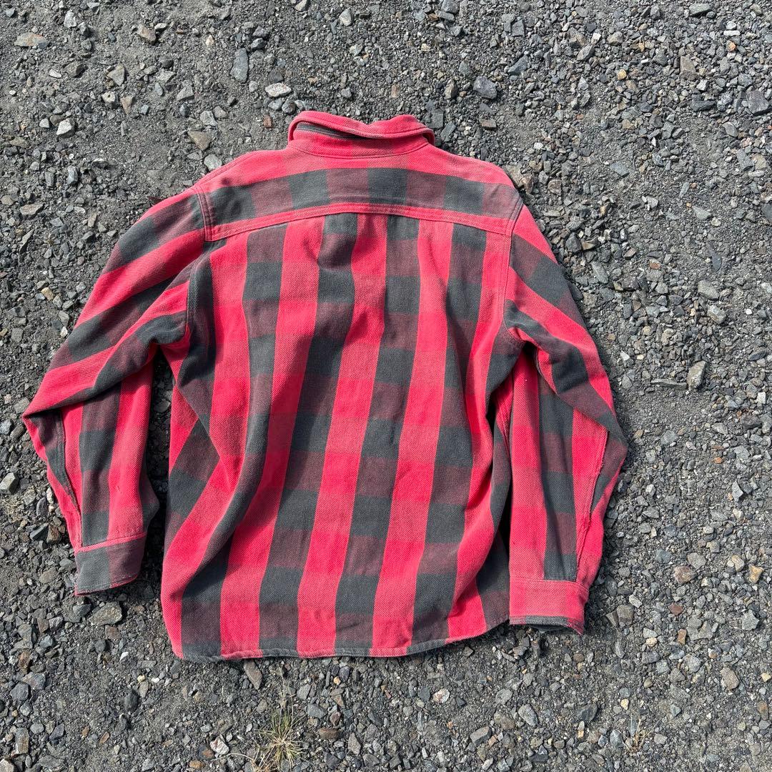 90s five brother ネルシャツ　vintage ブロックチェック