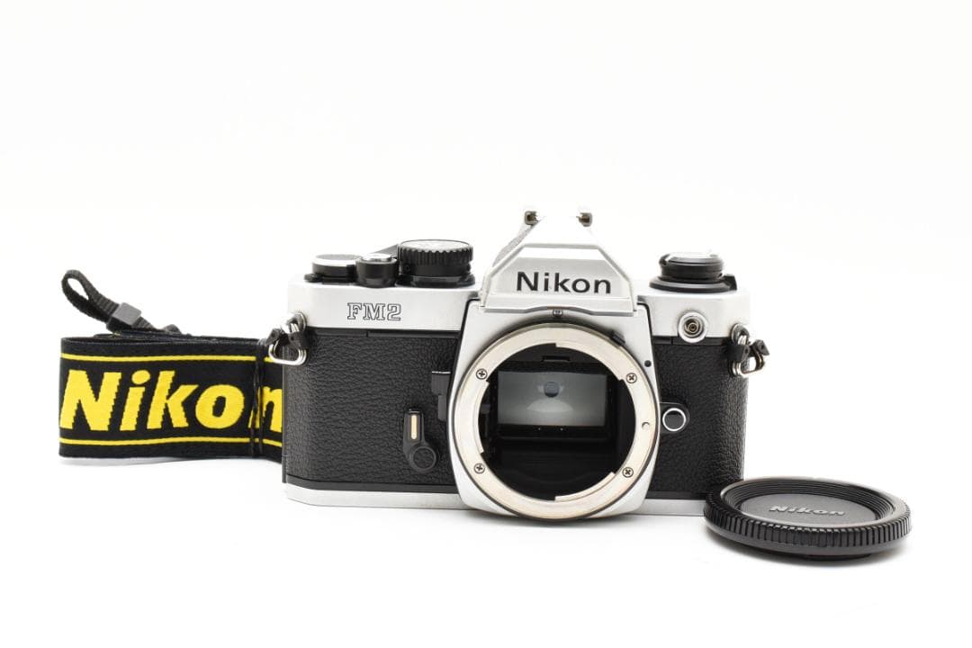 超美品 ニコン NEW FM2 シルバー フィルム モルト新品交換済 B535