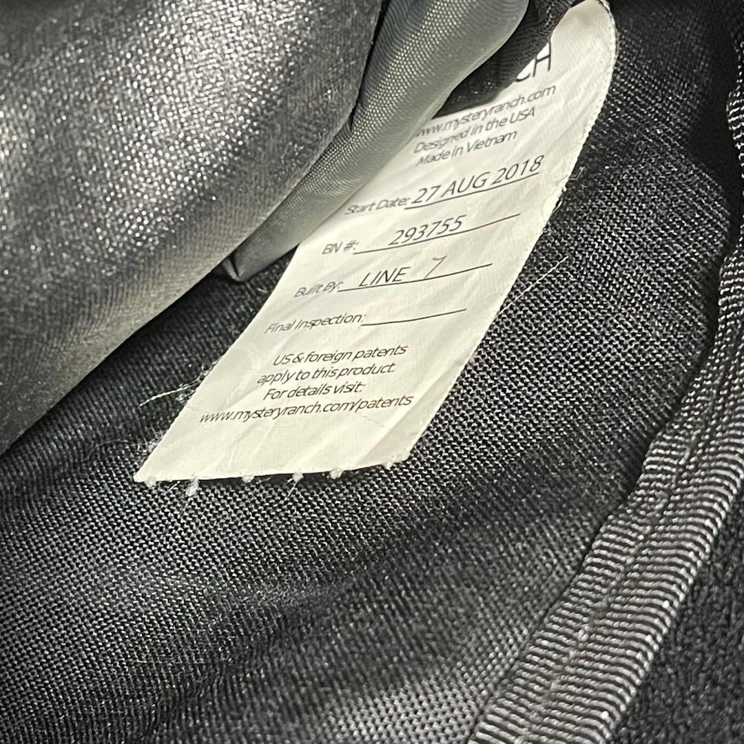 古着◎おこめちゃん　ミステリーランチ ブリーフケース 22L 黒