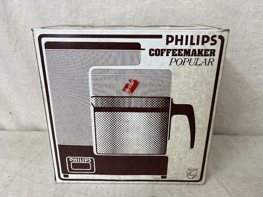 レトロ！【PHILIPS】 フィリップス コーヒーメーカー 大橋巨泉 未使用