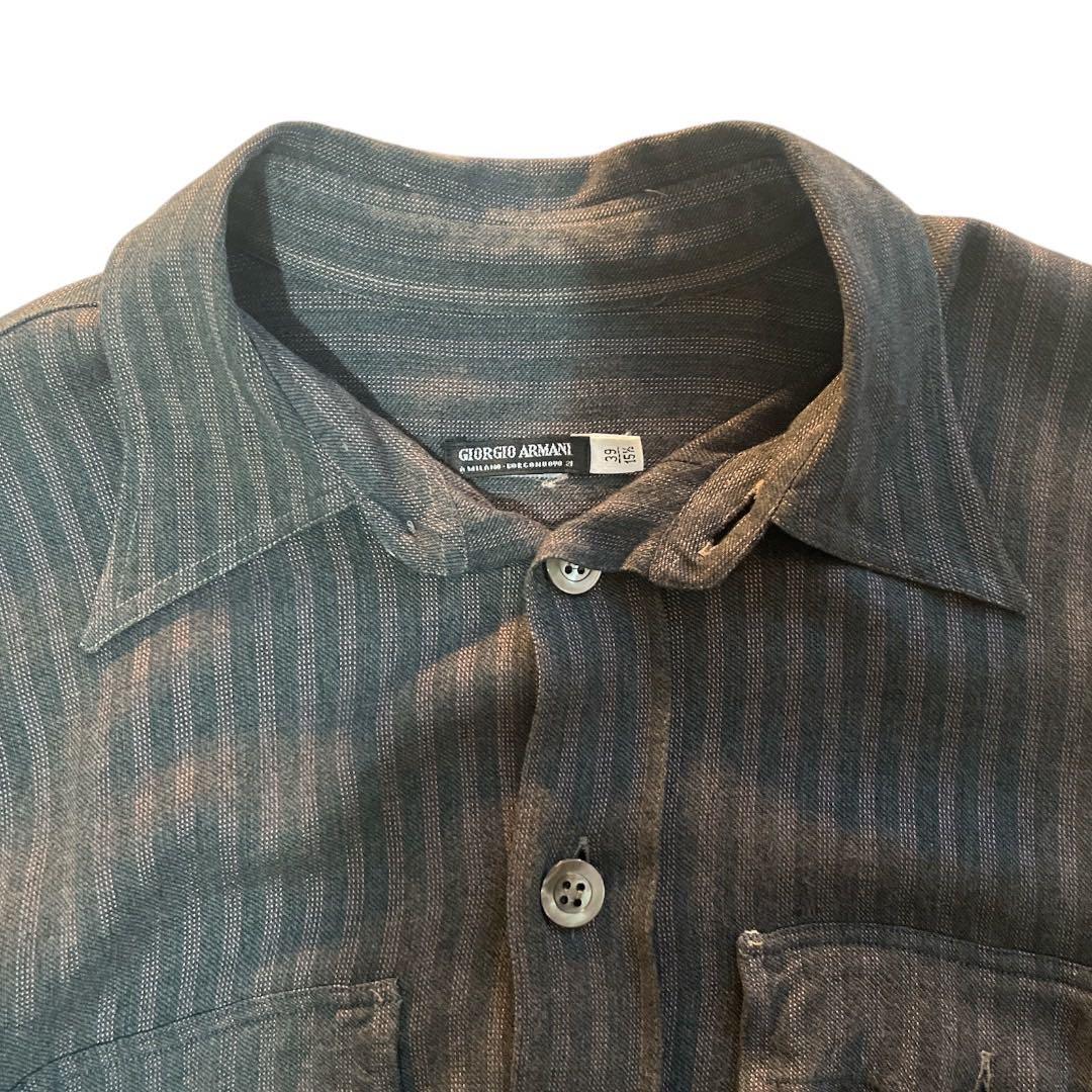 トップス 80s Giorgio Armani rayon shirt