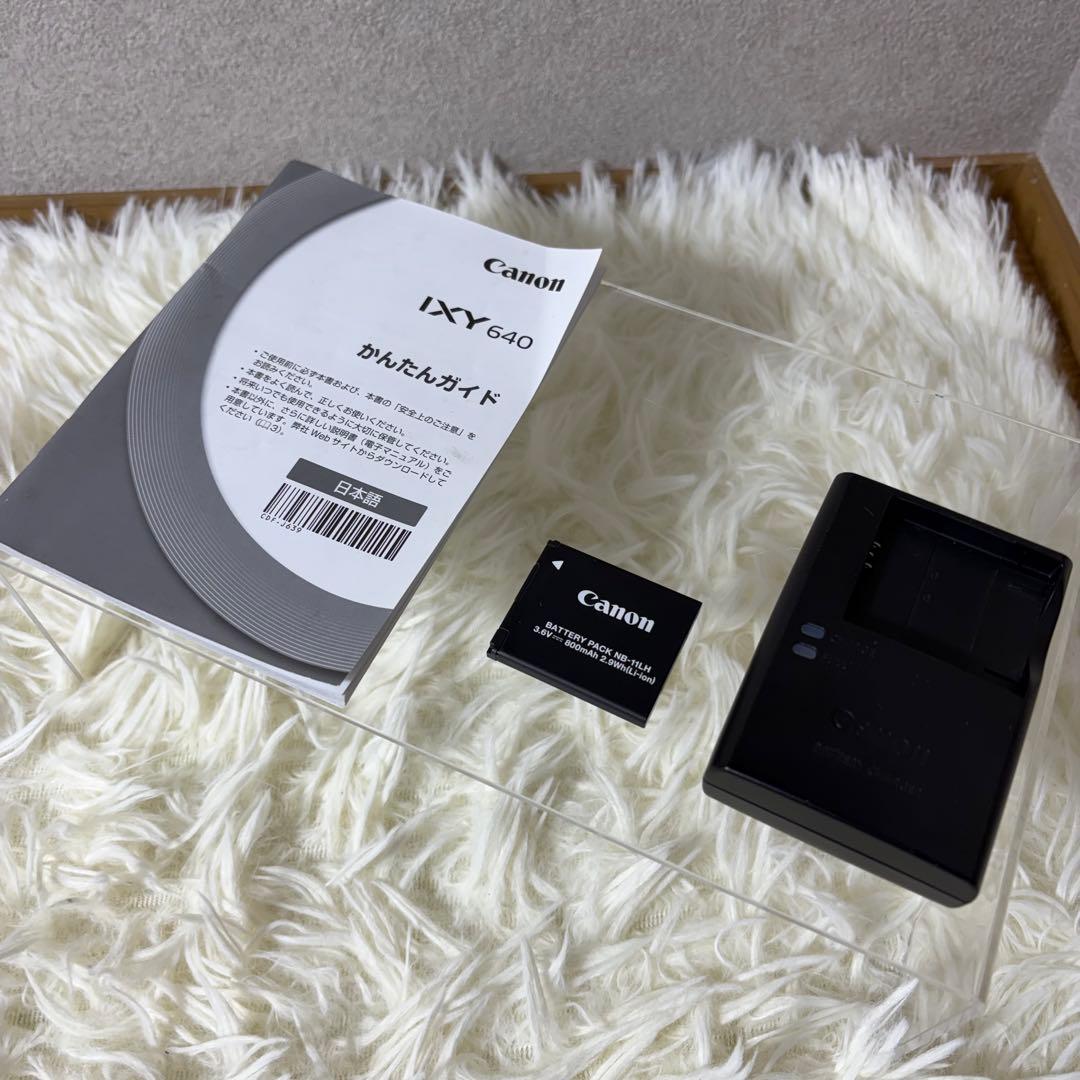 【極美品】Canon IXY 640 シルバー コンデジ 動作確認済