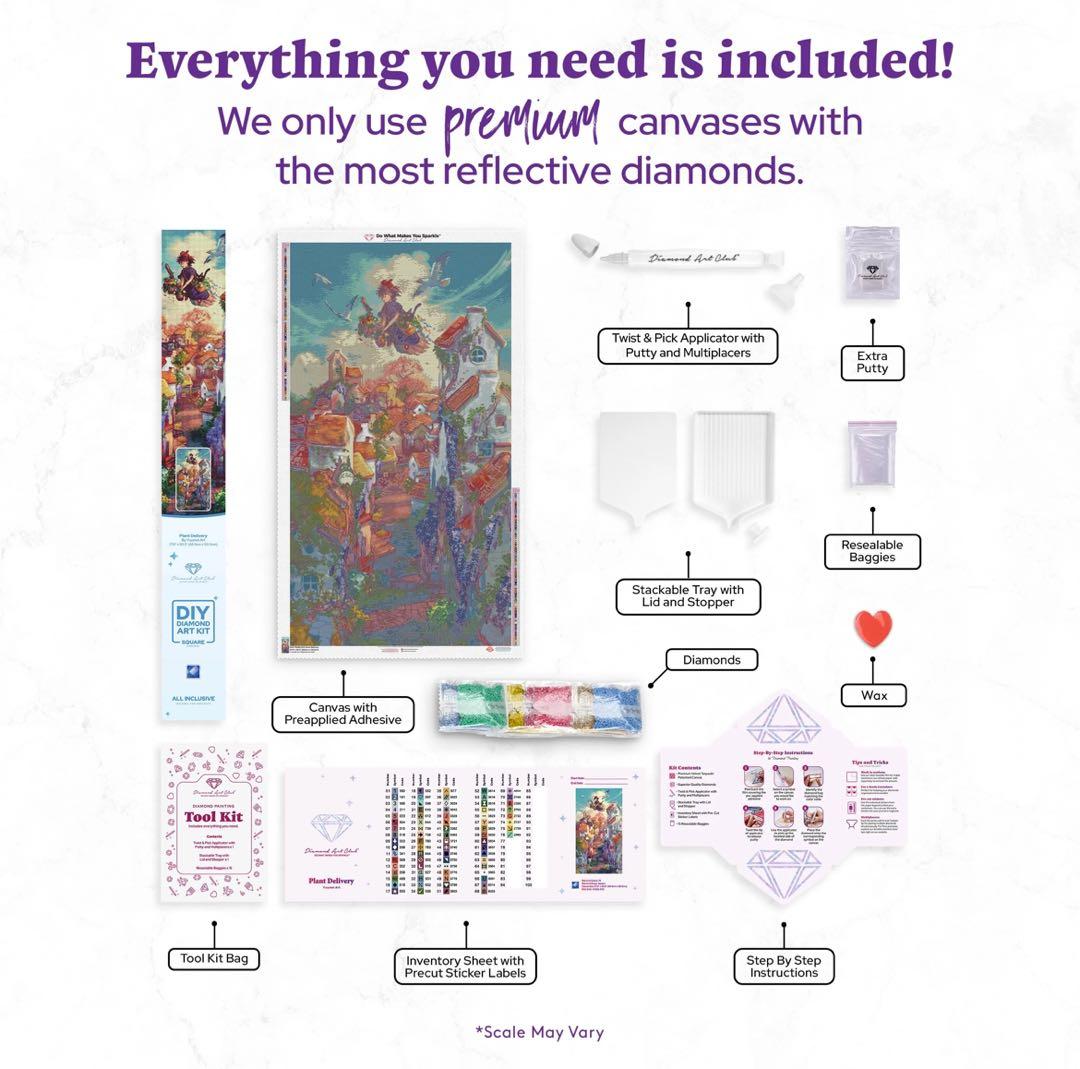 ダイヤモンドアートクラブ᯽DAC᯽魔女の宅急便᯽