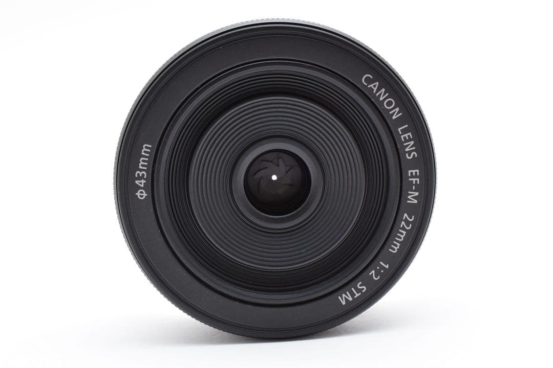 【極美品】 キヤノン Canon EF-M 22mm F2 STM ブラック