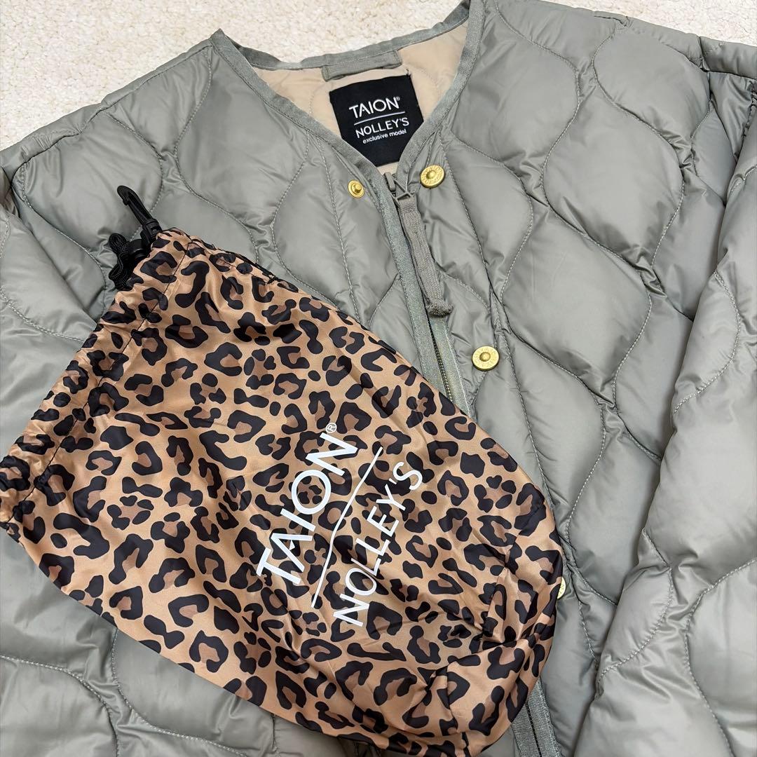 ダウンジャケット WEB限定TAION 別注M65ミドル丈　NOLLEY'S