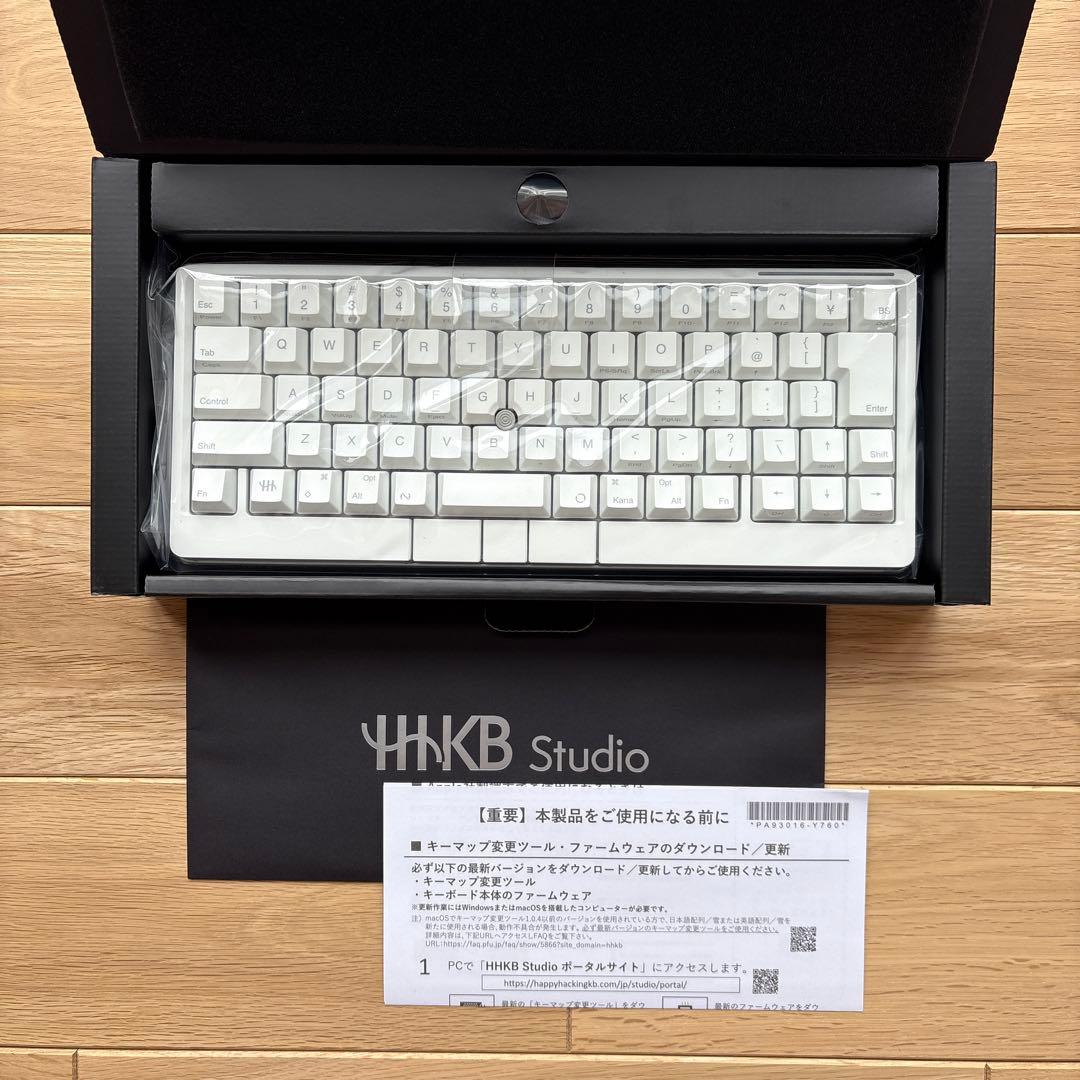 【新品未使用保証書付き】HHKB Studio 日本語配列 雪