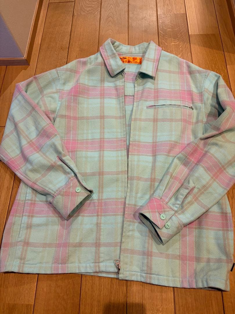 CHALLENGERチェック柄フランネルシャツ Lサイズ