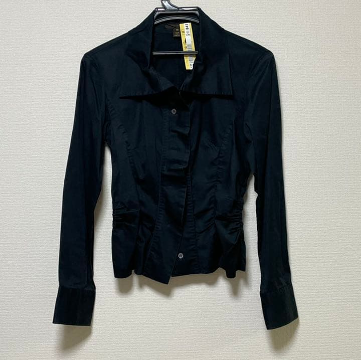 クリーニング済 LOUIS VUITTON ルイヴィトン 黒 長袖ブラウス