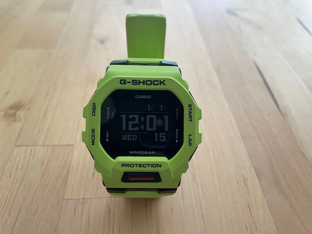 G-SHOCK CASIO デジタル 腕時計 ネオンイエロー　GBD-200-9