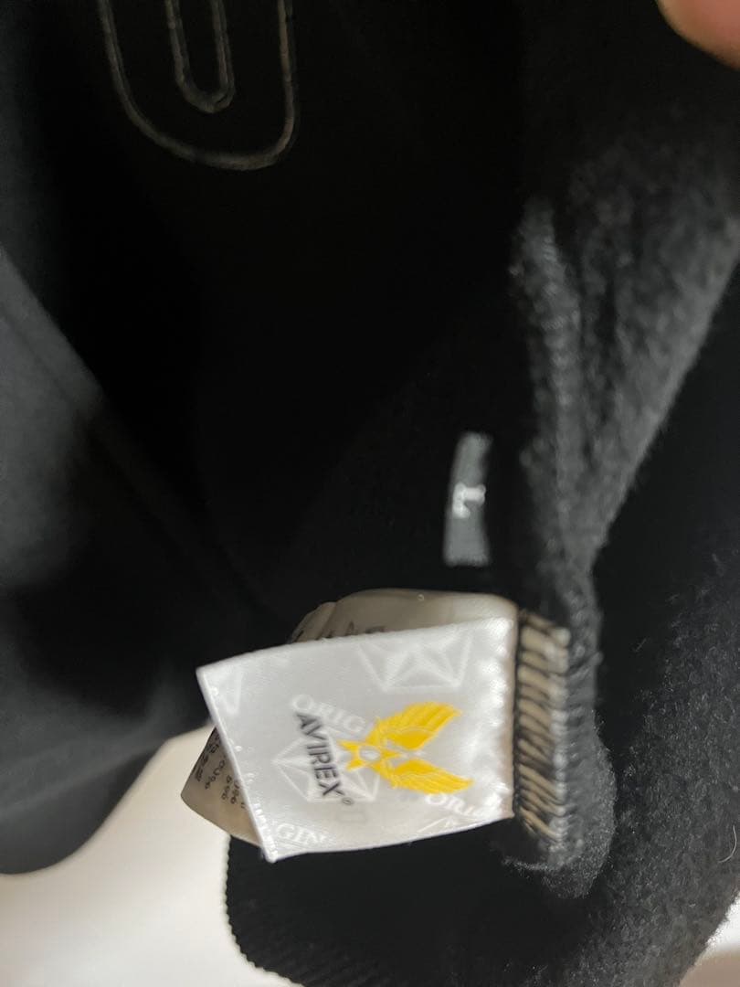 AVIREX アビレックス ブラック パーカー L