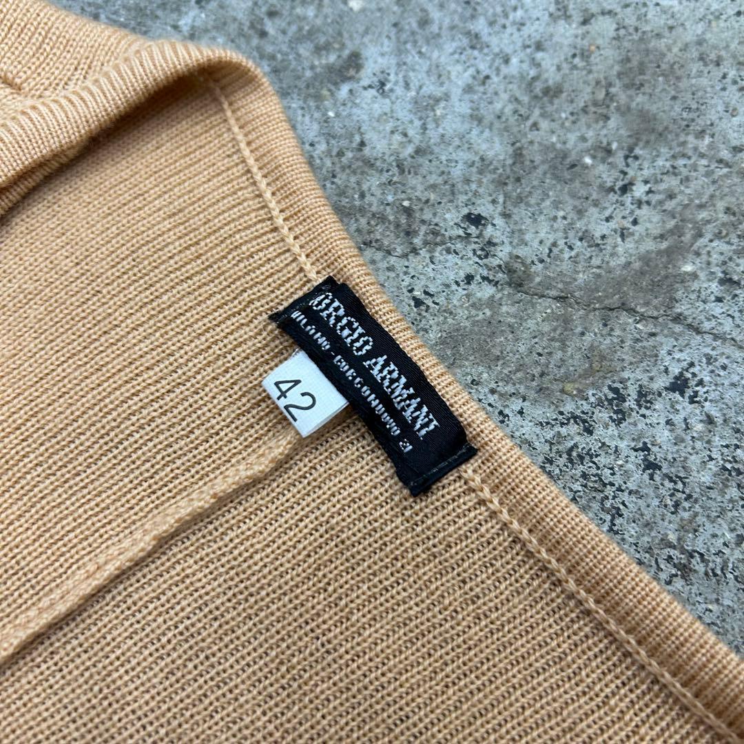 1981AW Giorgio Armani / フリンジ ニット トップ