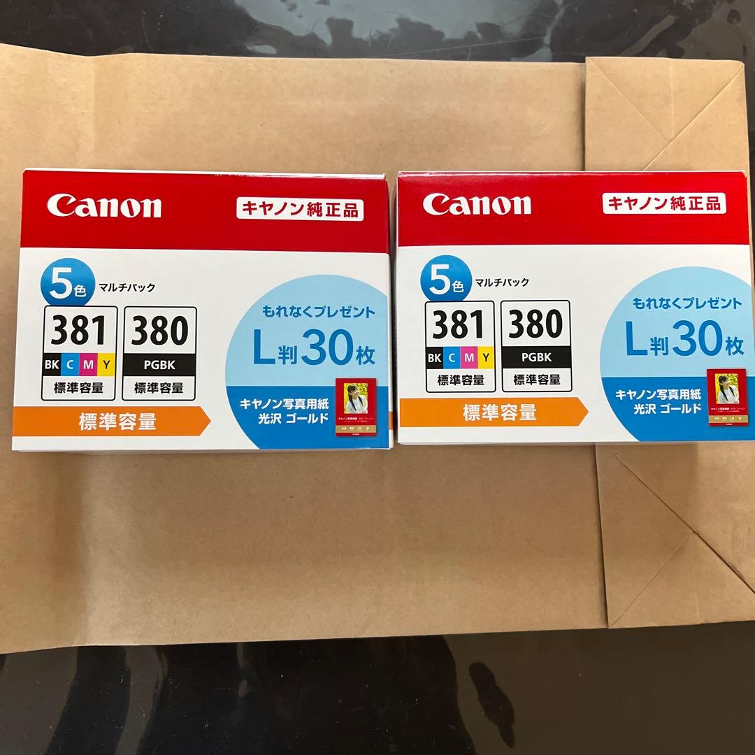 Canon 381 380 インクカートリッジ マルチパック２個