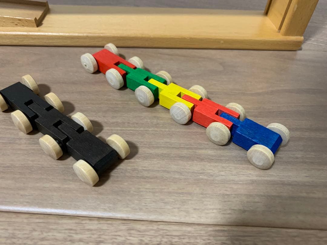 木のおもちゃ ベック社 ドイツ製 トレインカースロープ 知育玩具