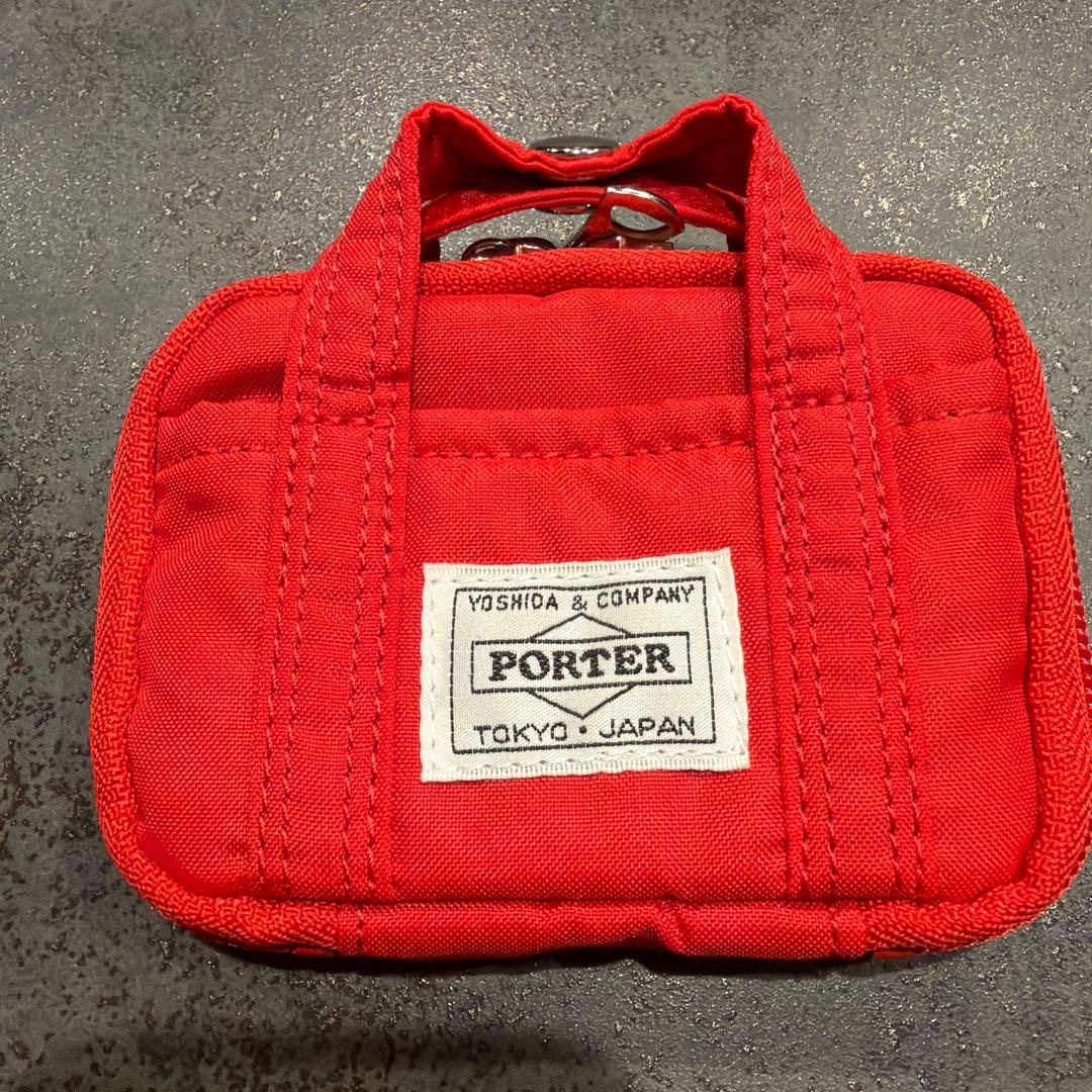 【PORTER】×ほぼ日　ミニウォレット　RED PORTER