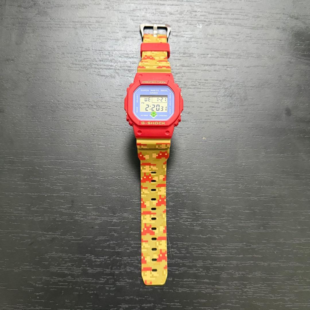 スーパーマリオ G-SHOCK ジーショック DW-5600 コラボ