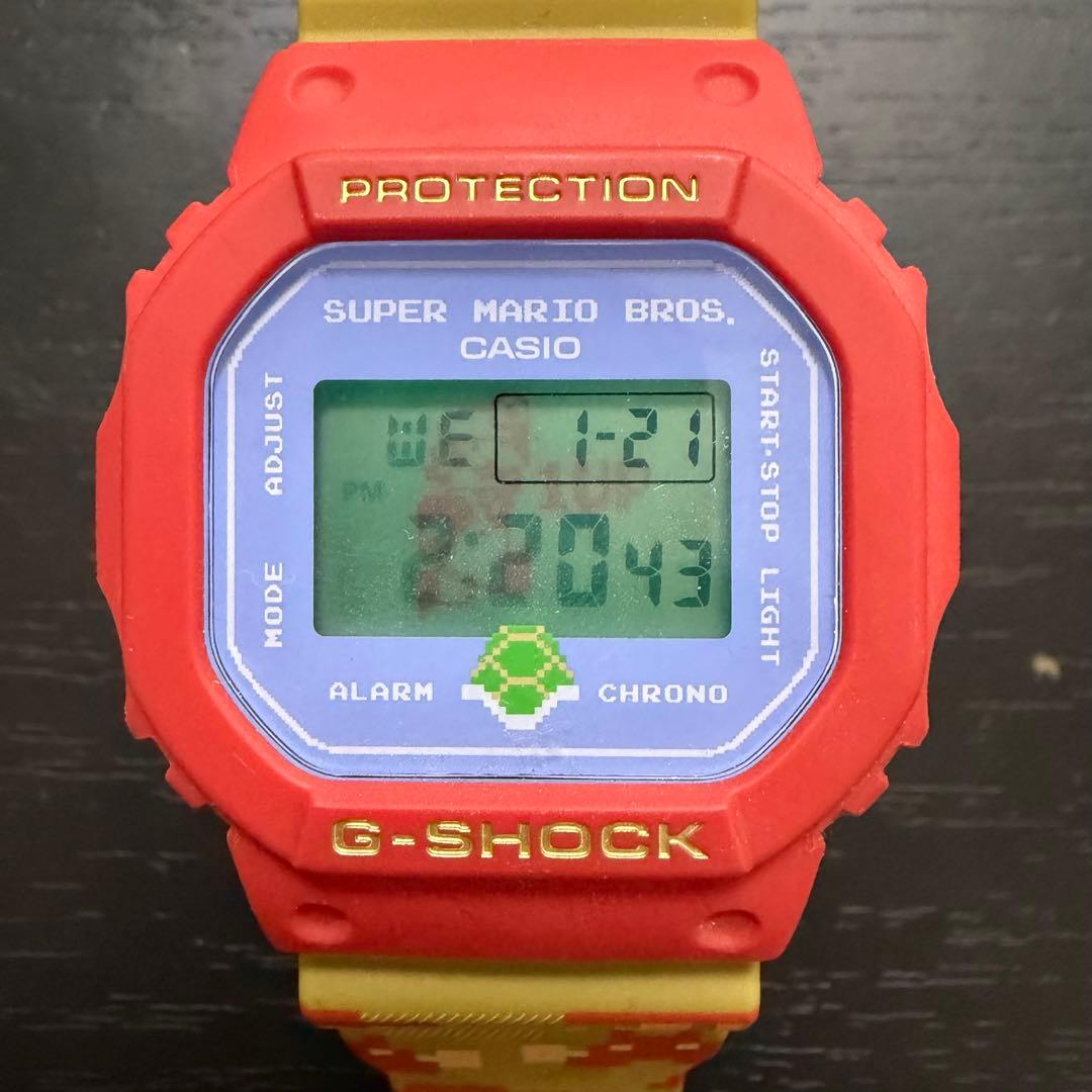 スーパーマリオ G-SHOCK ジーショック DW-5600 コラボ
