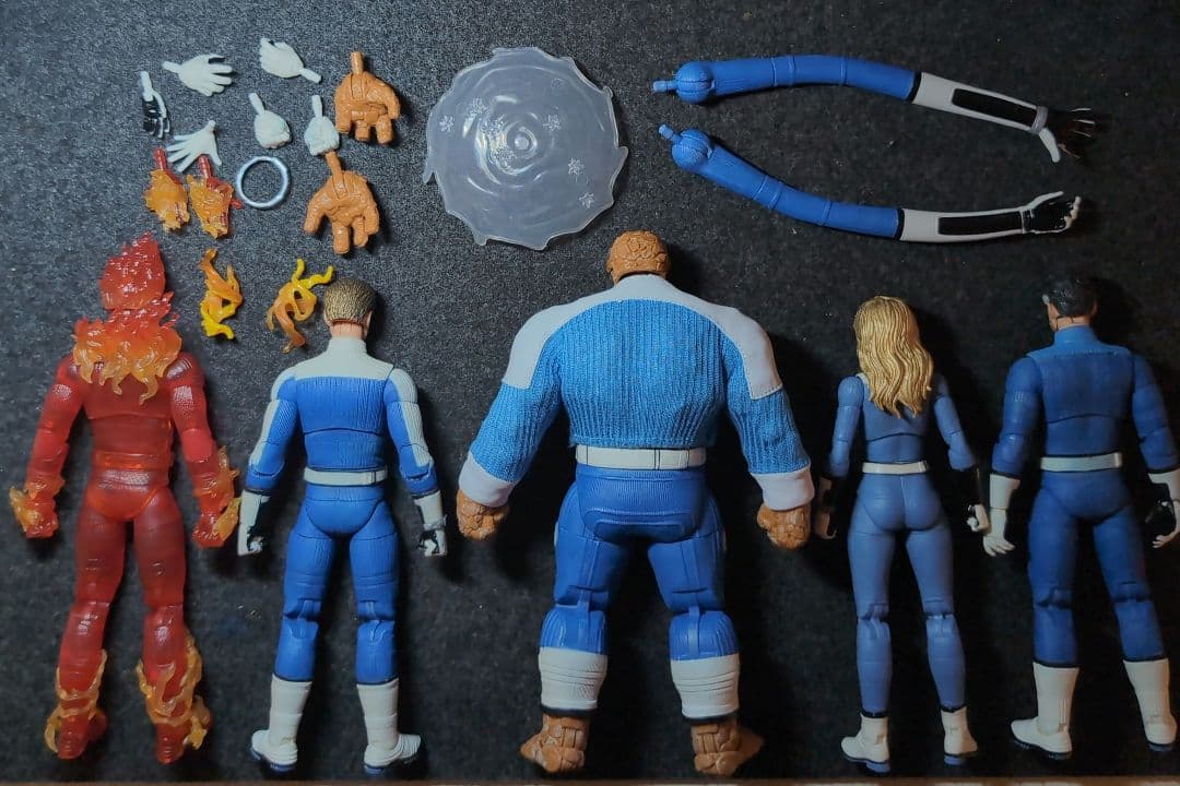 マーベルレジェンド　ファンタスティック・フォー　フィギュア　5体セット