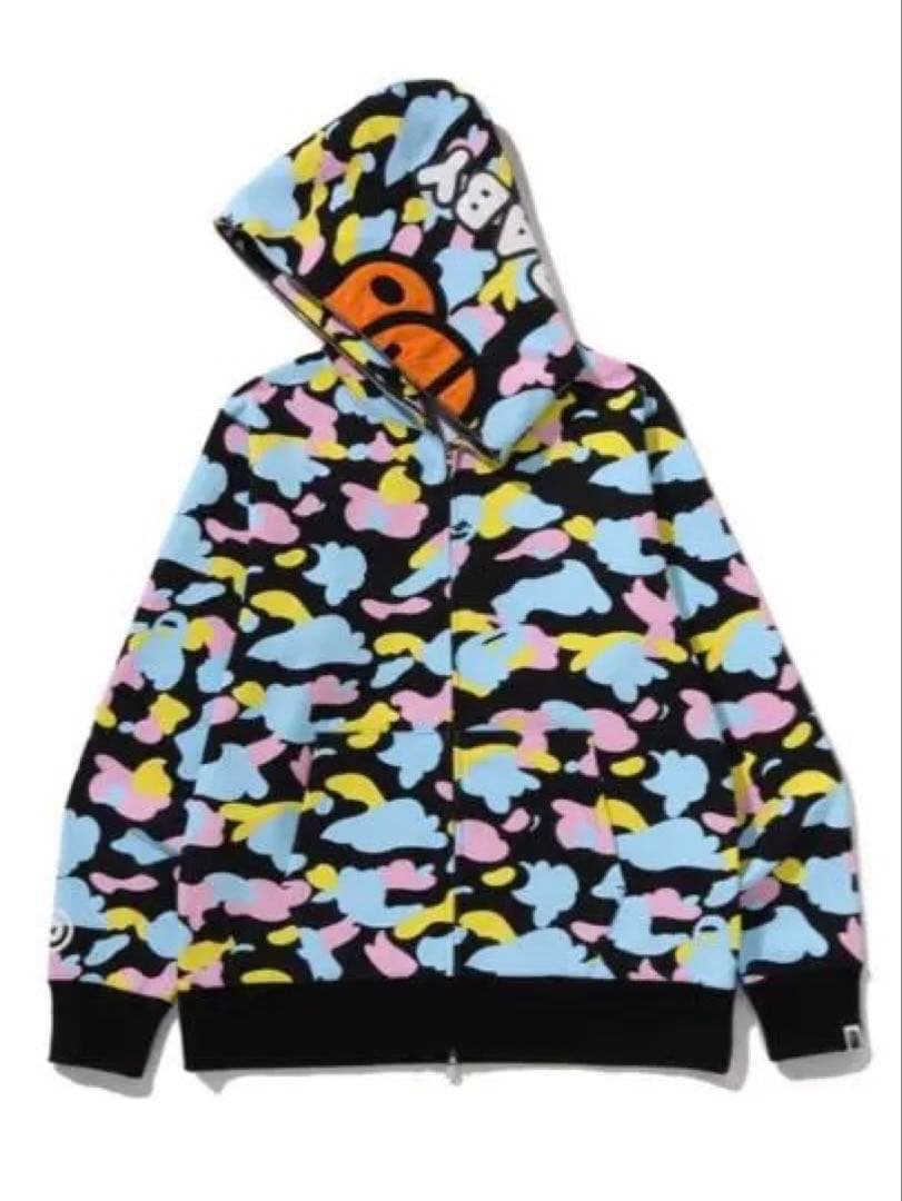 ⚠️本日最終値下げ！BAPE BABY MILO FULLZIP HOODIE