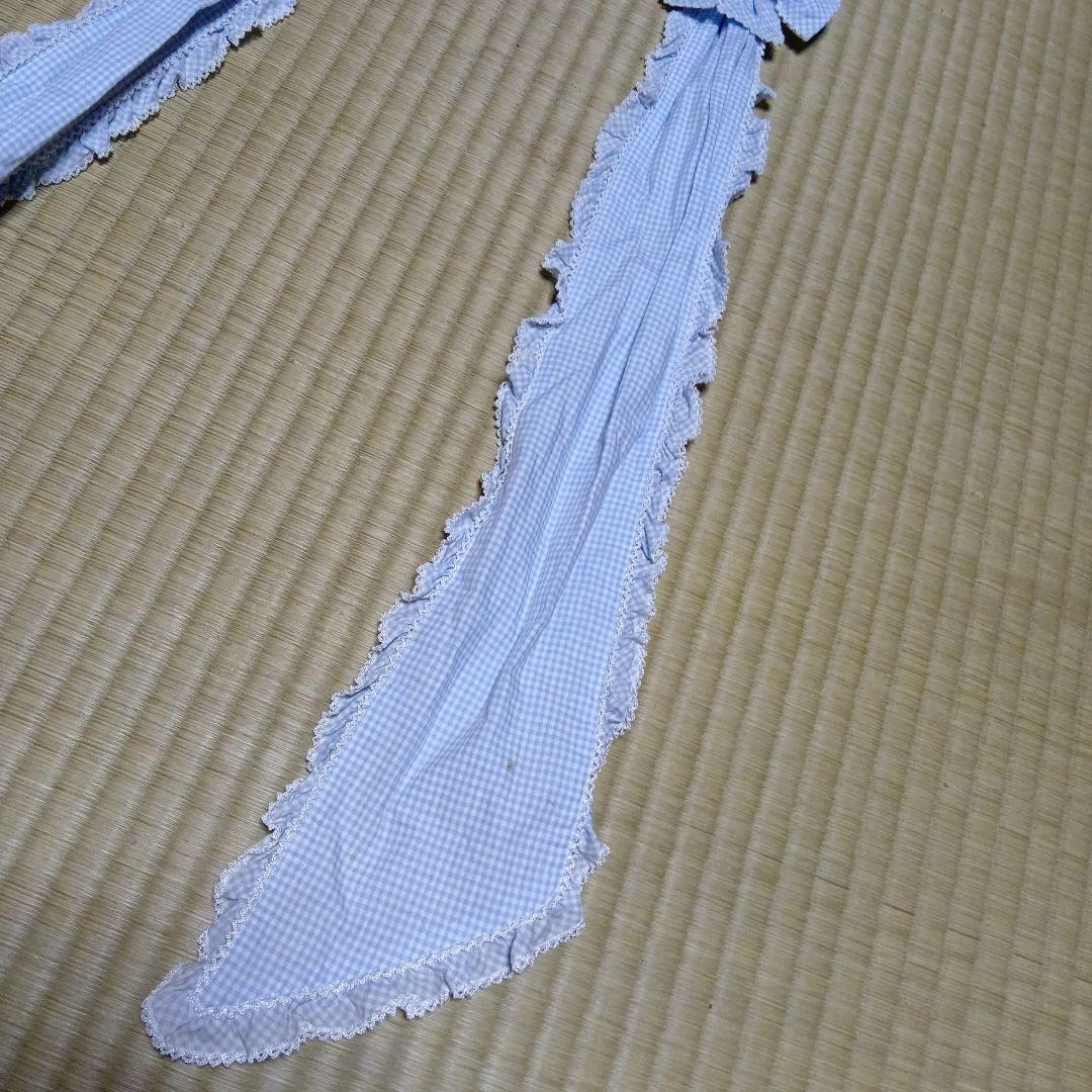 訳あり　カネコイサオ　ギンガムチェック吊りスカート・ケープ