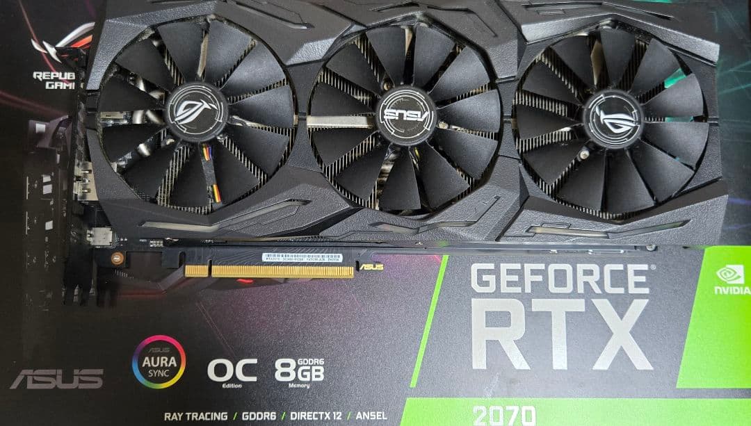 グラフィックボード・グラボ・ビデオカード ROG-STRIX-RTX2070-O8G-GAMING