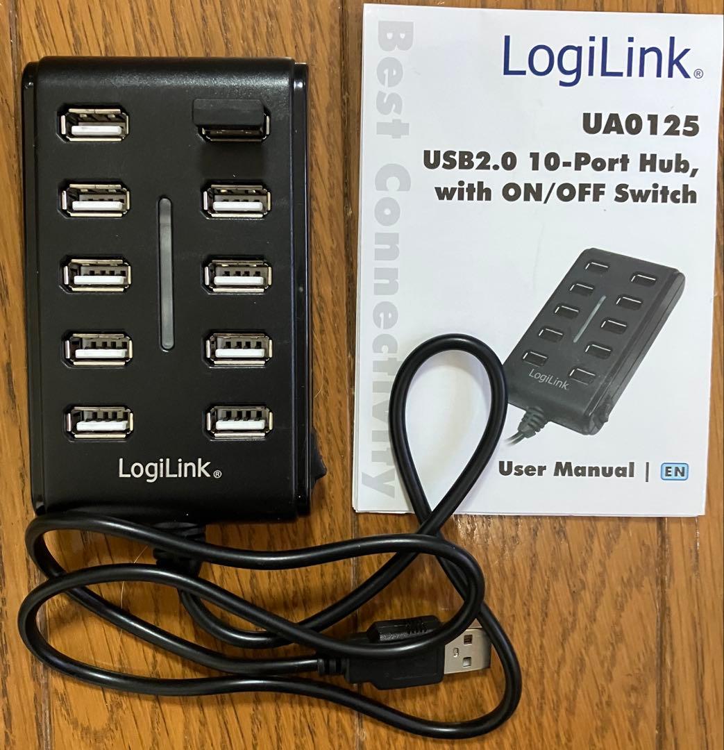 LogiLink UA0125 USB2.0 10ポートハブ