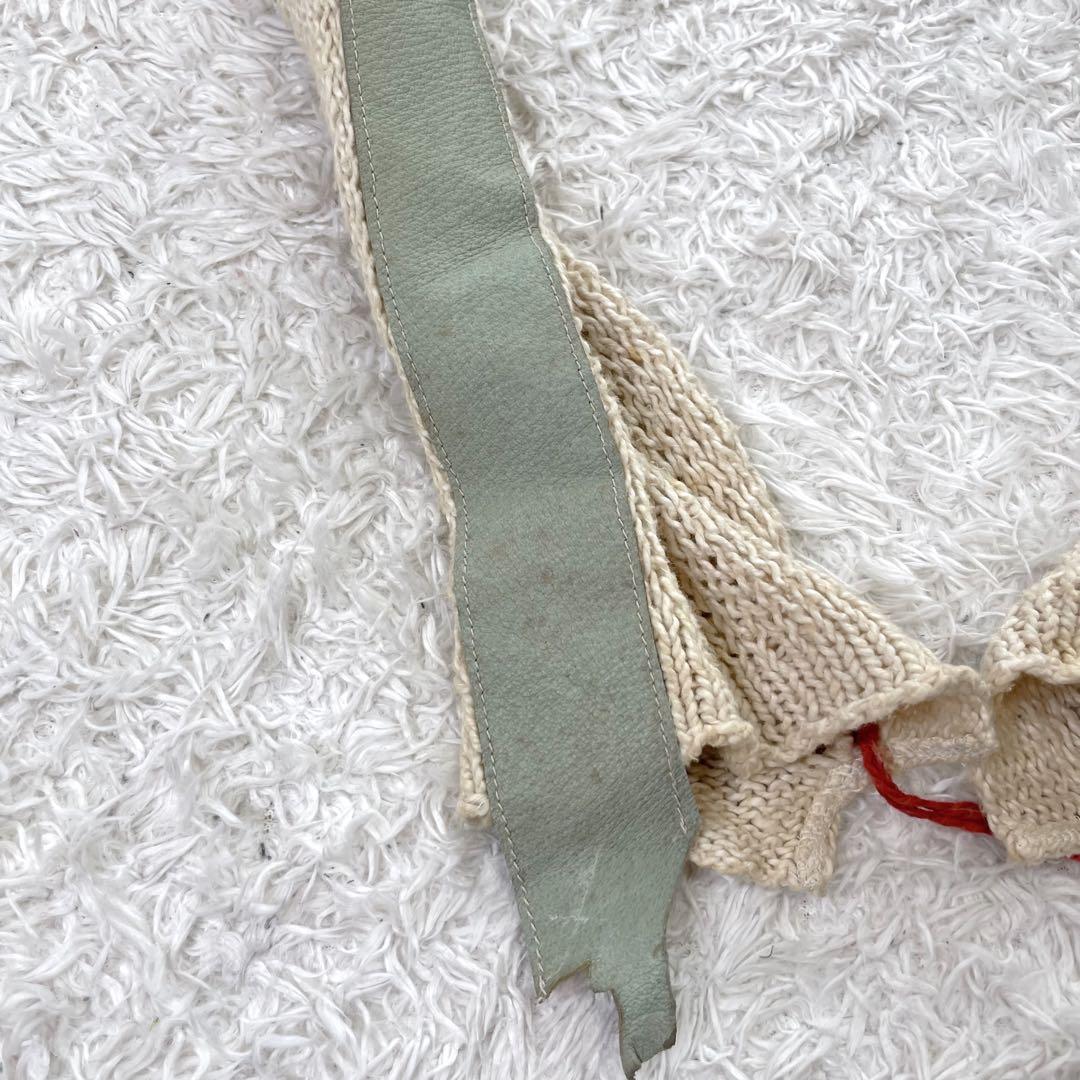 LGB スカルパッチ　ニット　カーディガン　パーカー ショート丈