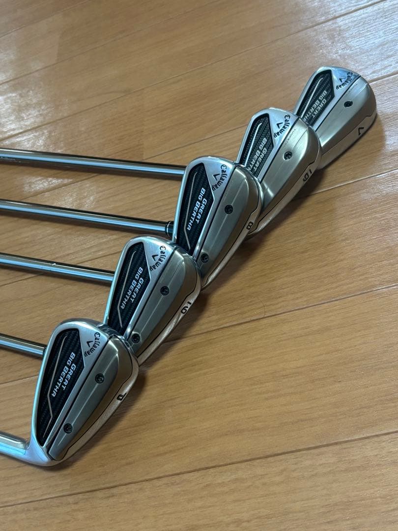 にこちゃんです。キャロウェイグレイトビッグバーサ6〜Ｐセットです