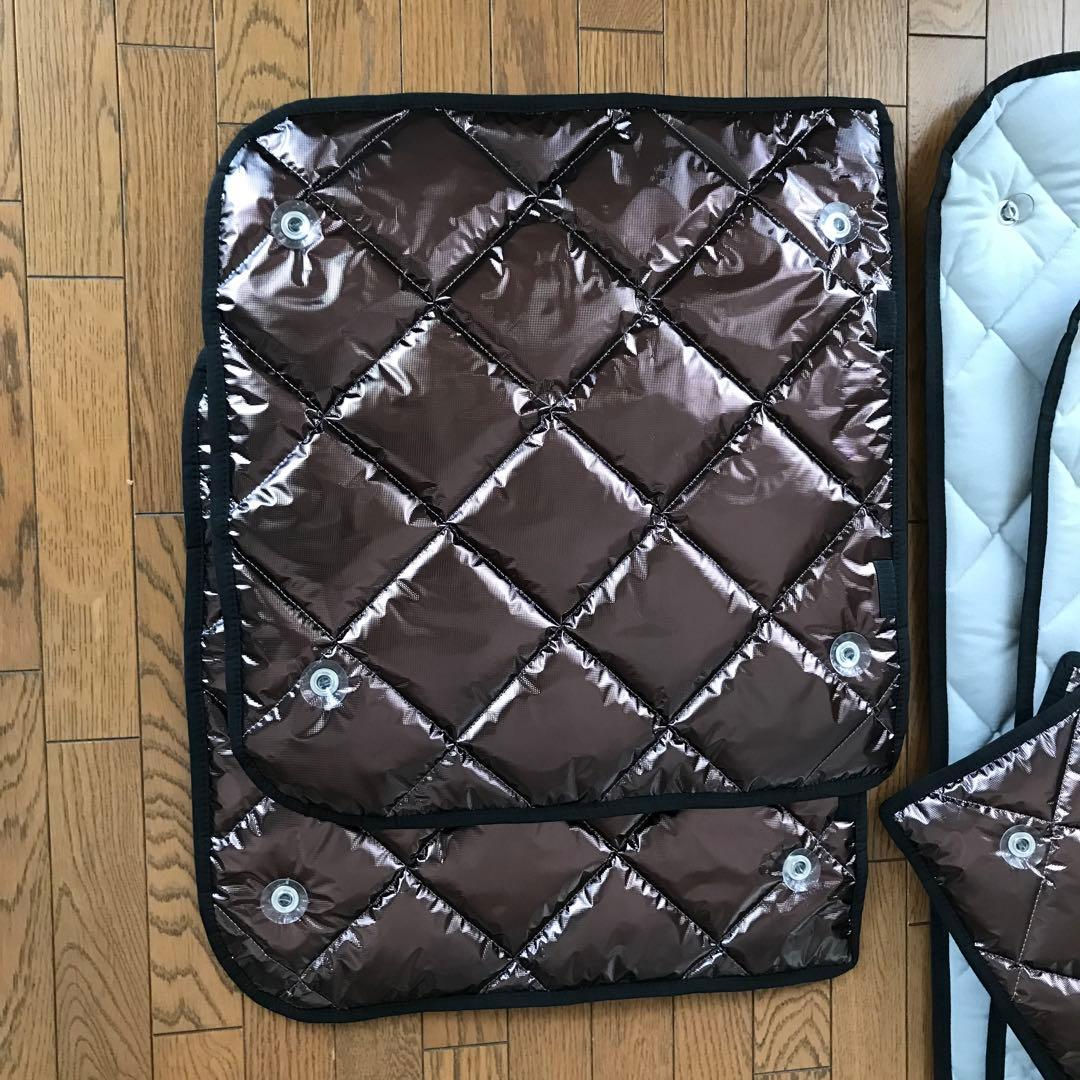 【美品】Aizu ハイエース　マルチシェード・ブラッキー/グレー　リア9枚セット