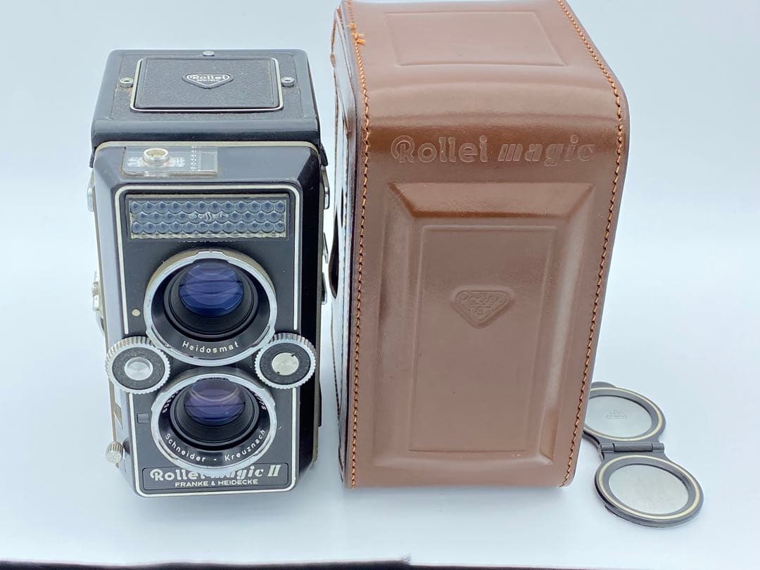 Rollei magic II 二眼レフカメラ レザーケース付き
