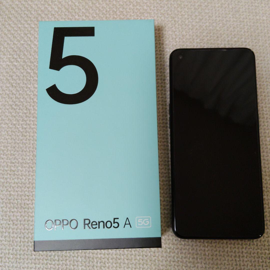 【初期化済み】OPPO Reno5 A 5G 6GB/128GB(SIMフリー)