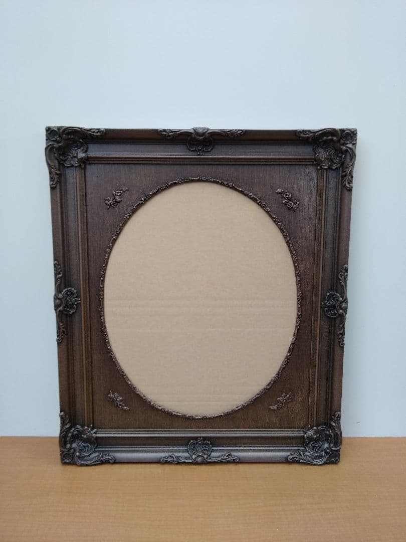 ガラス付き　未使用　エス アンド エフ　S&F　高級輸入額縁　半切　アンティーク