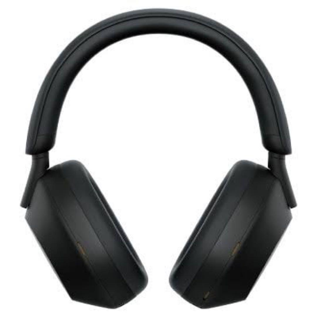ブラック ワイヤレスヘッドホン 収納ケース付き