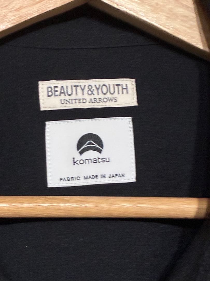メ*！様 BEAUTY&YOUTH ブラック半袖シャツ セットアップ Lサイズ