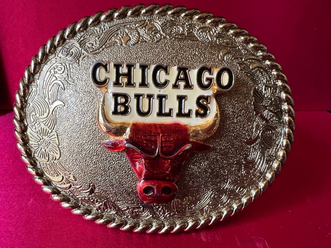 小物 CHICAGO BULLS buckle vintage 90s