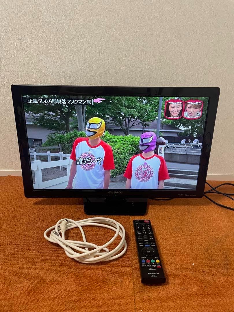 フナイ テレビ すぐに録画可能 24V型 録画機能付TV