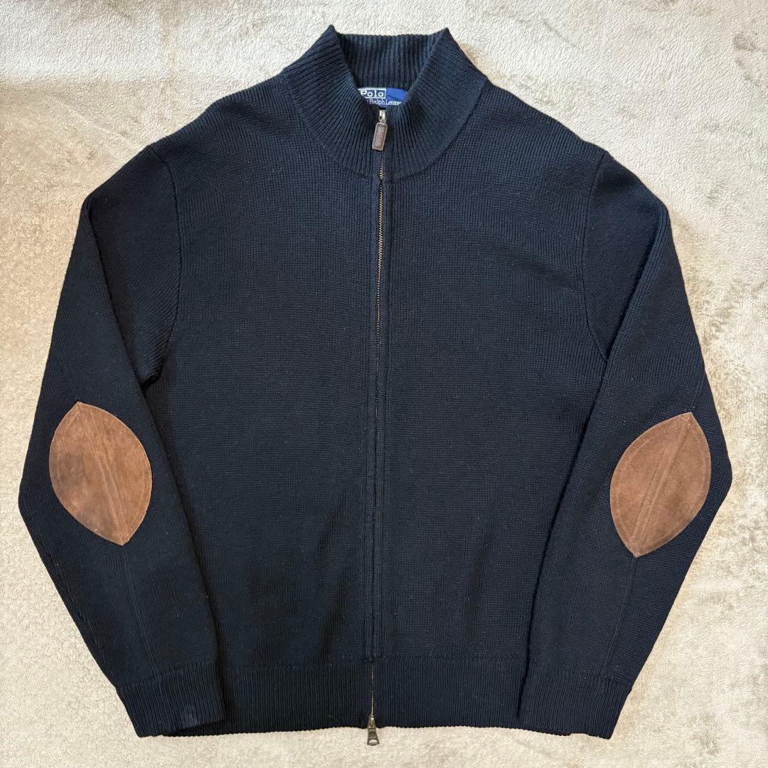 Polo by Ralph Lauren エルボーパッチドライバーズニット
