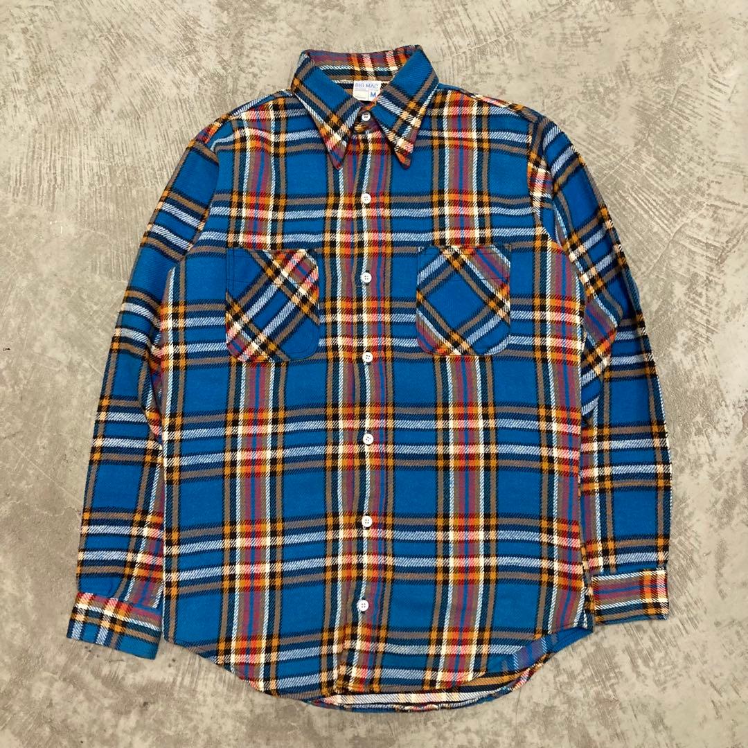 70s BIGMAC ヘビーネルシャツ ビッグマック