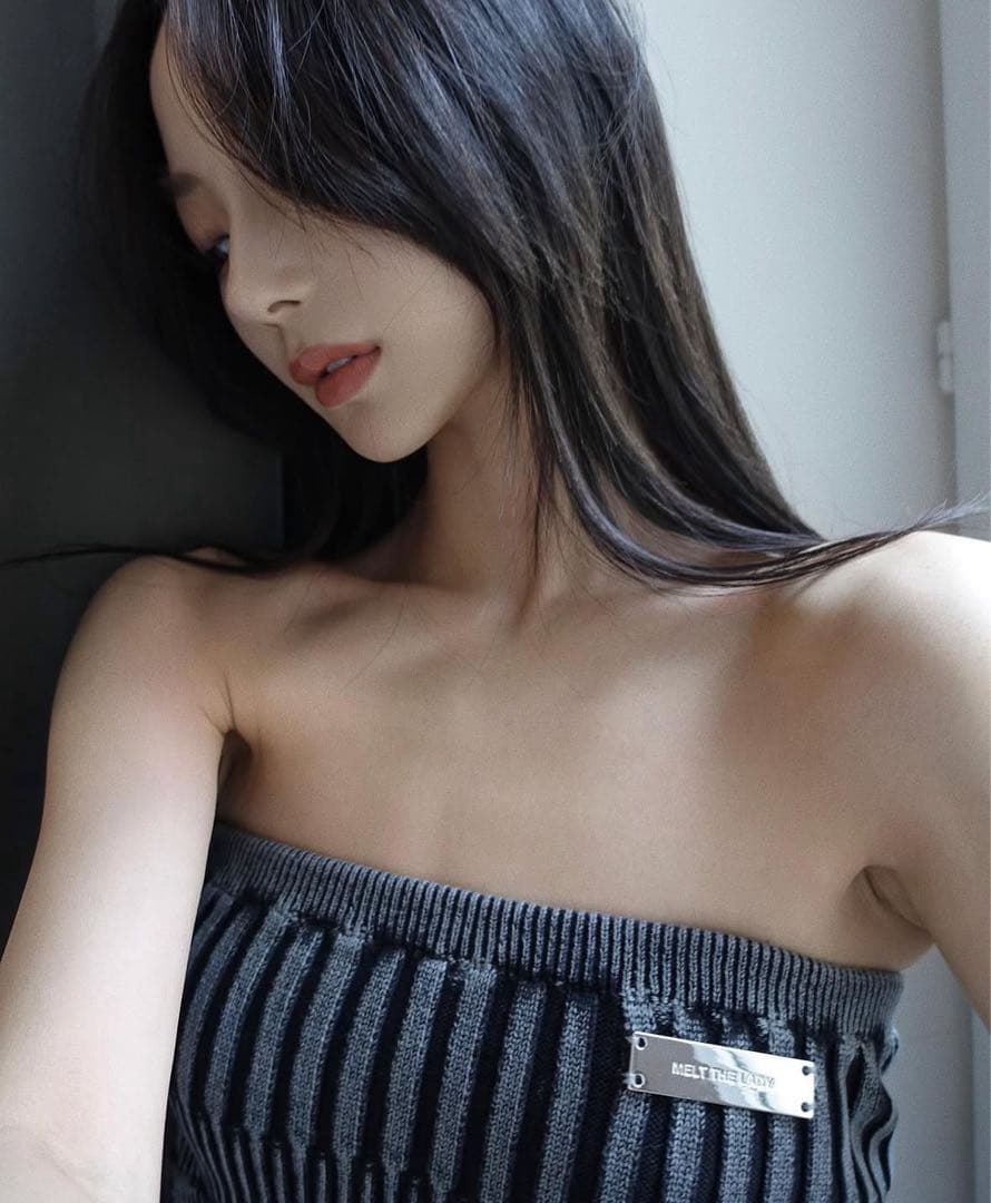 melt the lady メルト ザレディ rib tube tops